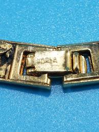 Vintage Signed Korea Wide Gold Tone Herringbone Chain Necklace 20" | eBay