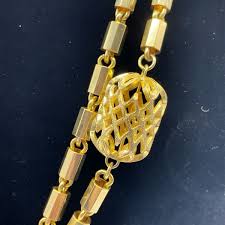 MONET 70's Long GP Box Chain w/ Caged Barrel Links 26” Drop ...