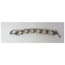 Vintage Lucky Brand Silver Tone Toggle Bracelet. For Sale at ...