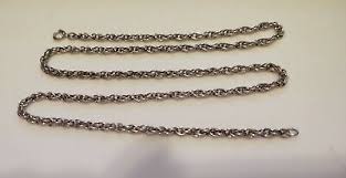 Nice Vintage REAL Sterling Silver Men's Women's Necklace ...