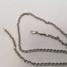 20 Inches Mens Ladies GP 925 Sterling Silver Cable Box Italy ...