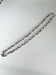 Gold Chain Fancy 18KT 16" rare milgrain gold chain chunky ...