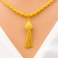 Dressy Twisted Rope 22k Gold Set – Andaaz Jewelers