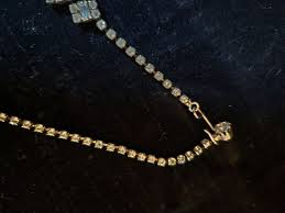 Art Deco Vintage Rhinestone Geometric Necklace and Bracelet Set Stunning | eBay