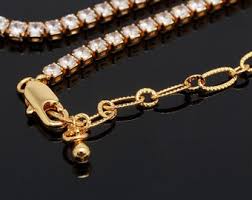 R060-1PC/20PCS, 16K Real Gold Plated E-coat 2.5mm CZ Bracelet, 16cm+extender 5cm, Tennis Bracelet, Jewelry Supplies, Nickel Free - Etsy