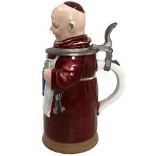 Wilhelm Rittirsch, Germany Mid-Century Friar Monk Beer Stein, 8 1/2" | eBay