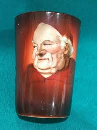Antique TST Latona Short Pottery MONK Drinking Glass ~ Early 1900s Short Tumbler | eBay