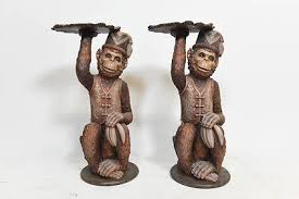 Monkey Butler Candlestick, 1930's