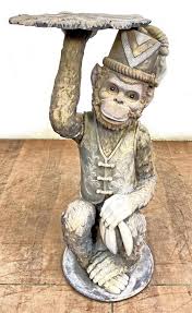 Lot - 30in Monkey Butler Serving Table