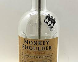 Empty Monkey Shoulder Scotch Whisky Liquor Bottle, Upcycled ...