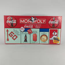 New Monopoly Board Game Coca-Cola Coke Collector's Edition ...