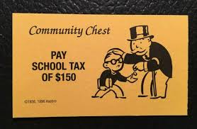 Monopoly 1996 Community Chest Card PAY SCHOOL TAX OF $150 ...