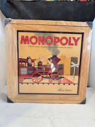 Monopoly Parker Brothers Nostalgia Board Game in Wood Box ...