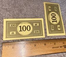 Gold Money Monopoly Game Pieces & Parts | eBay