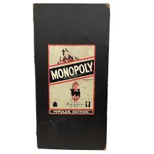 Vintage 1954 Monopoly Parker Brothers Popular Edition Game Board Poor Condition - Etsy