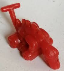 THE FLINTSTONES Monochromatic 1993 A04 DINOSAUR PET RUBBER ...