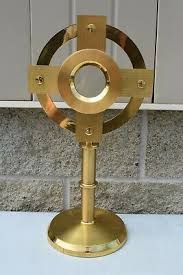 Very Nice Ziegler Monstrance, Just Needs a Luna - 19" ht, (CU823) chalice co | eBay