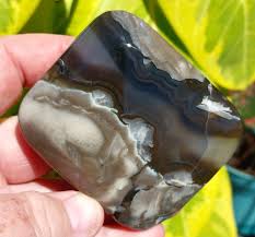 HIGH Quality UV Reactive Volcano Agate Palmstone! Agate ...