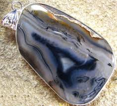NATURAL AGATE PENDANT 85.20 CTS [SJ343]