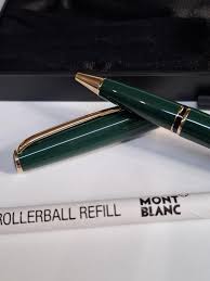 Vintage Montblanc Green Generation Rollerball Pen - Etsy