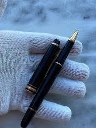 Montblanc Meisterstuck Classic 163 Rollerball Pen Black Resin &Gold Made Germany | eBay