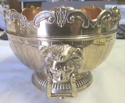 Lot - 1940's Corbell & Co. Monteith Sliver Plated Bowl