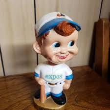 Vintage Montreal Expos Gold Base Baseball Bobblehead Doll Nodder - Etsy
