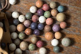 Antique Clay Marbles | Pack of 10 - Samson Historical