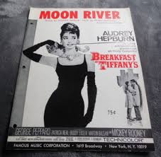 Breakfast At Tiffany's Moon River Sheet Music Audrey Hepburn ...