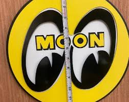 MOONEYES -3-D - Metal Wall Sign- - Etsy