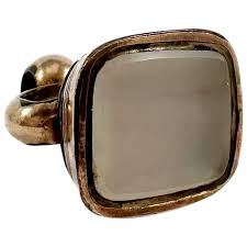 Similar Items to Classic Early 1800s Gold-Filled Agate Fob Pendant