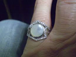 925 Sterling Silver Ladies Moonstone Ring 3.9 grams | eBay