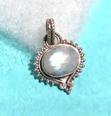 Moonstone Silver Pendant , Rainbow Moonstone Jewelry , Moonstone Jewelry Silver Necklace , - Etsy Canada