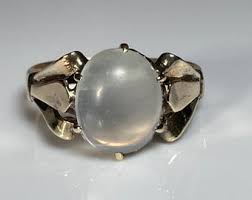 Victorian Moonstone Ring in Yellow Gold - Etsy