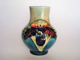 Small MOORCROFT Orchid Vase - 4" High | eBay
