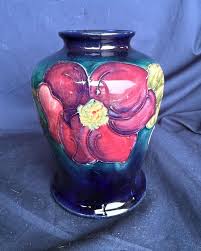 MOORCROFT CLEMATIS VASE 13cm. Wm Moorcroft Design Reimagined ...