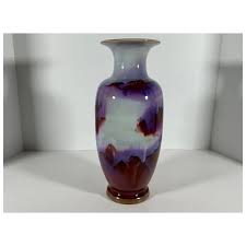 Chinese Sang de Boeuf Ox Blood Flambe Glazed Porcelain Vase ...