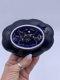 Artoria Limoges Veritable Bleu du Four Square 5-1/2" Dish Cobalt Gold | eBay