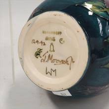 Sold at Auction: A 1992 Moorcroft Pottery “Pomegranate” Vase