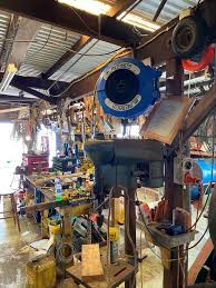 Heavy-Duty Hose Reel for Air Water 3/8 inch x 65 ft - Blue case - Macnaught USA