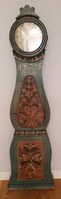 Antique Swedish Mora Hand Painted Stand up Clock C.1852 Sku: C519 - Etsy