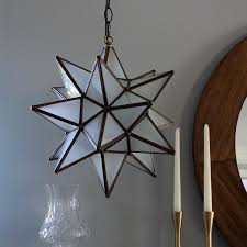 15" Frosted White Glass Star Lights - Hometown Evolution Inc.