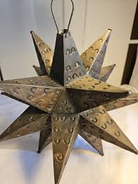 Tin Star Candle Lanterns for sale | eBay