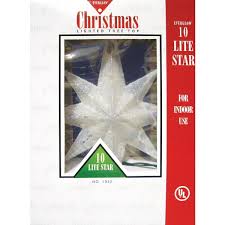 J Hofert Everglow 12 In. Multi-Color Star Christmas Tree ...