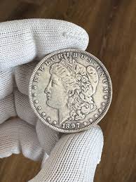 1 Dollar 1897 USA Coin REPLICA Silver Plated - Etsy