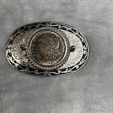 1921 Morgan Silver Dollar Coin Belt Buckle | eBay