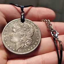Handmade USA 1 Dollar Morgan Coin Pendant - Etsy