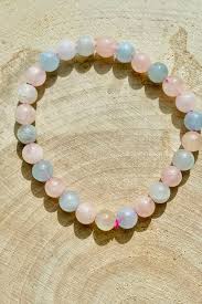 Morganite Bracelet - 8mm | Kylee's Crystals