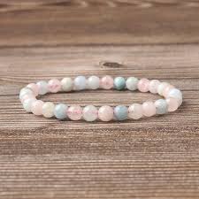 Rainbow Morganite Stone Bracelet 8'' – Gargia