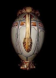 Nippon Noritake M Porcelain Heavy Gold Trim 2 Handled Foliage Scallop Rim Vase | eBay